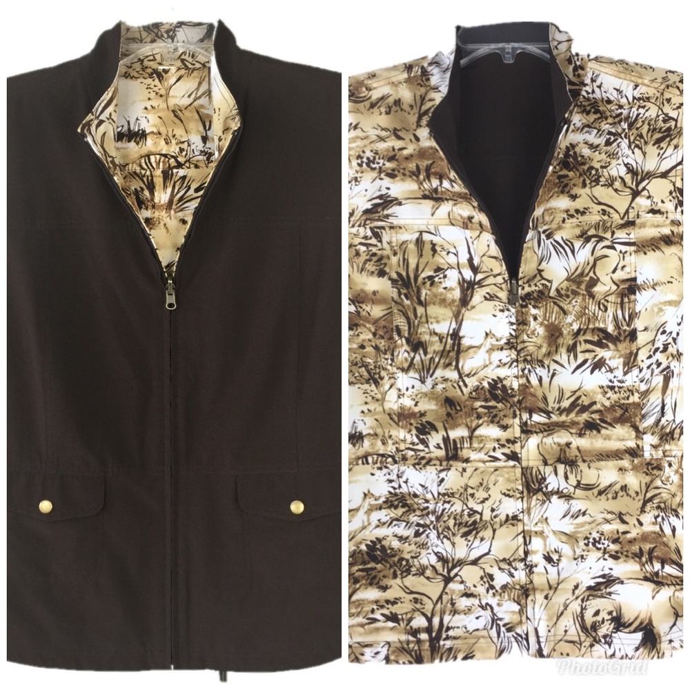 Zenergy Chico's Reversible Vest Safari Plus 3